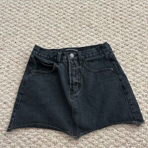 Brandy Melville black denim skirt